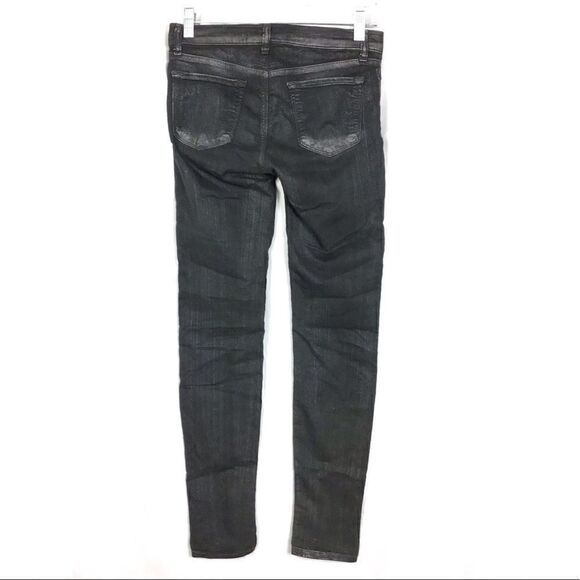 J Brand Coated Super Skinny Stretch Jeggings 27 - Picture 2 of 6